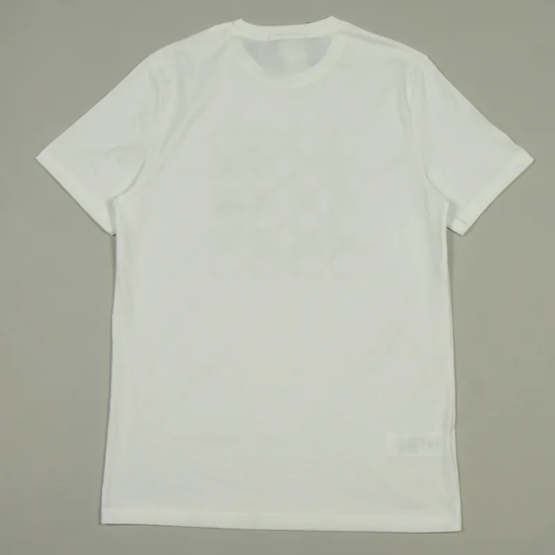Fred Perry Cross Stitch Printed T-Shirt - White-2